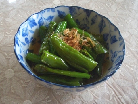 暑い夏に食べたくなる！ししとうのおひたし